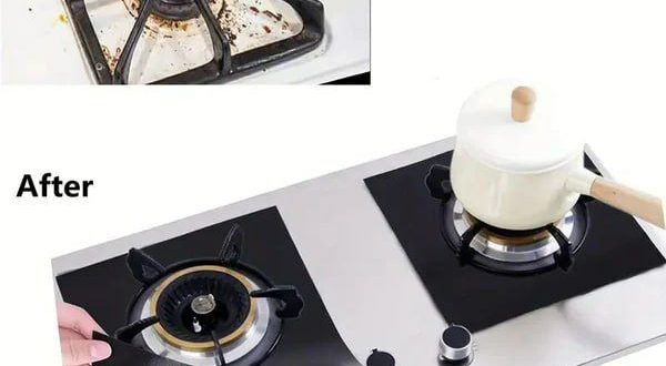 محافظ نسوز اجاق گاز ۵ عددی Nadyahome با قابلیت شستشو و نصب آسان