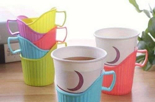 نگهدارنده لیوان یکبار مصرف Rubbermaid – بسته 10 عددی با دستگیره ارگونومیک